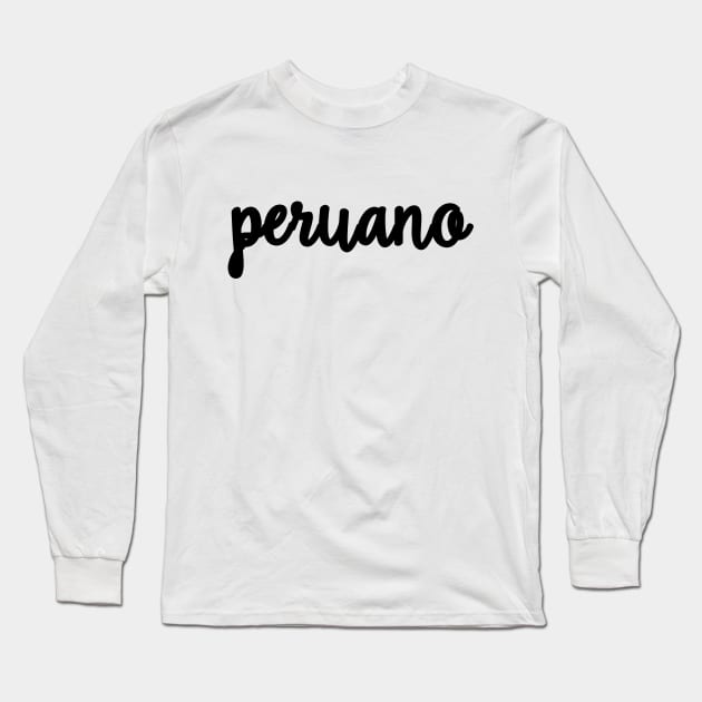 Peruvian Long Sleeve T-Shirt by By_Russso